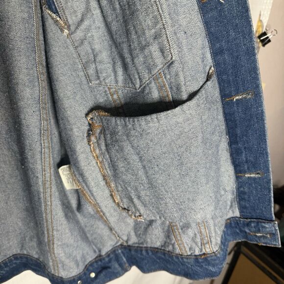 A&W Restraunt Las Vegas Convention 1996 Denim Jacket Brittania Outerwear RARE - Picture 9 of 12